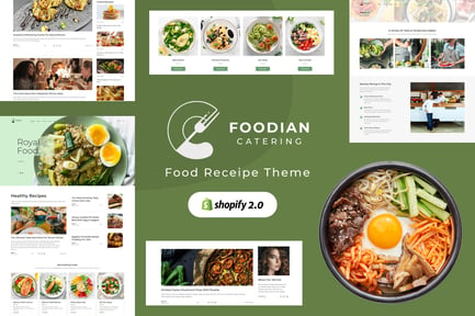 Foodian - Food Blog Shopify Store