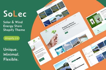 Solec - Solar & Wind Energy Store Shopify Theme