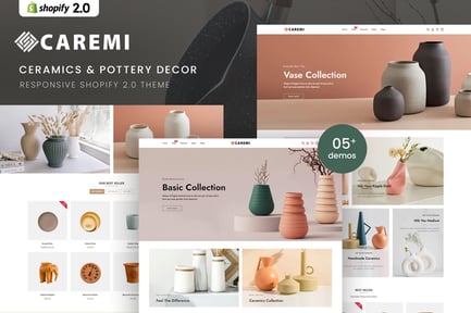 Caremi - Ceramics & Pottery Decor Shopify Theme