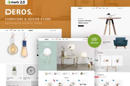 Deros - Furniture & Decor Responsive Shopify Theme