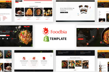 Foodbia - Restaurant, Food Delivery Shopify Theme 