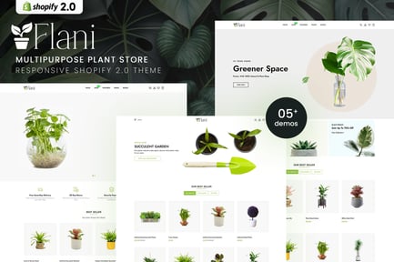 Flani - MultiPurpose Plant Store Shopify 2.0 Theme